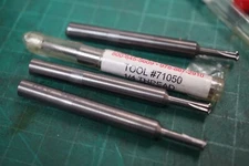 Lot of 4 Harvey Tool 1/4" Solid Carbide Thread Mills #71050