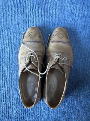 Domenico Vacca Mens Beige Dress Shoes Size UK 11.5 | eBay display picture 1
