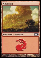MTG Magic the Gathering Mountain (243/255) Magic 2011 LP