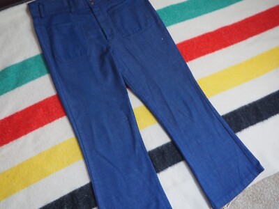 VTG 70s LEVIS Fresh Produce 647 Sailor Pocket Flare Bells Carrot