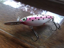 Custom Painted Pre Rapala Storm Hot N Tot,AH Model, Holdover Trout