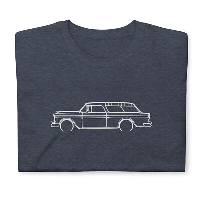 Softstyle T-Shirt For Chevrolet Nomad 1955 Car Owners Birthday Gift Tee Shirt