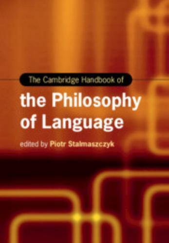 Cambridge Handbook Philosophy Language Hardcover Cambridge Univer… 9781108492386