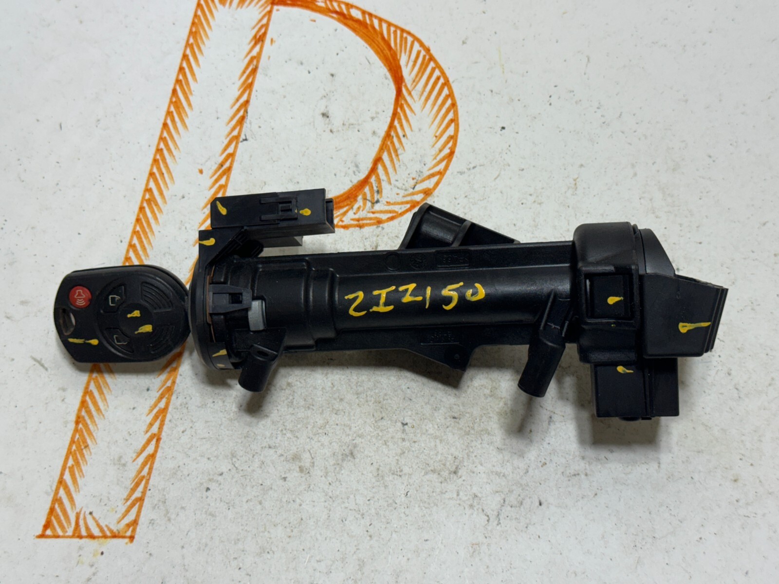 2014-2016 FORD ESCAPE IGNITION SWITCH LOCK W/KEY & IMMOBILIZER OEM 6E5T-15607-CA