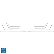 1965 Impala Bel Air Ss Coupe Door Panel Molding Kit 8 Piece
