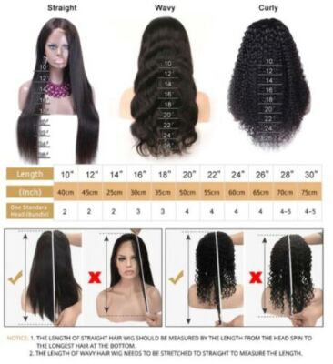 20 inch 360 Lace Frontal Wig Kinky Straight Human Hair Pre  display picture 1