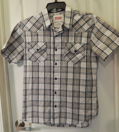 Shirt Button Up Short Sleeve Size 