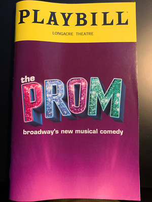 The Prom Broadway Musical Playbill December 2018 Longacre Theater | eBay