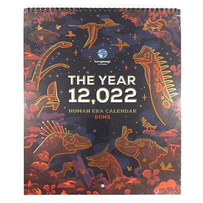 Kurzgesagt 12,022 Human Era Calendar - 2022 - Eons Edition - *Sealed, Brand New* | Ebay
