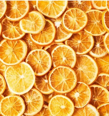 100 ORANGENSCHEIBEN Trockenfrüchte - GROSSHANDEL - Weihnachtskranz basteln Neu