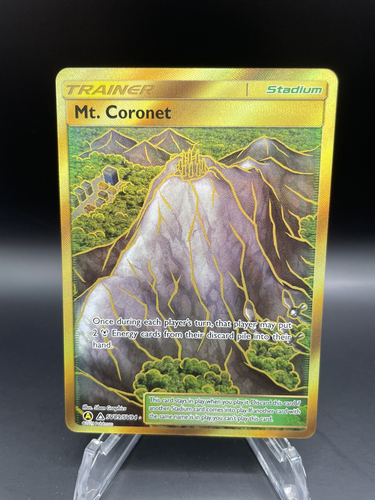 Pokémon TCG Mt. Coronet Hidden Fates SV89/SV94 Holo Secret Rare NM
