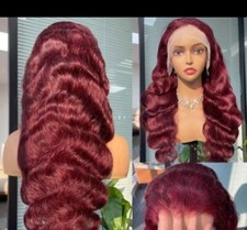 99 J Burgundy Body Wave Wig