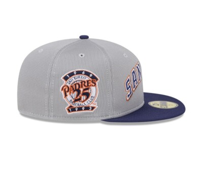 NEW ERA × SD 59FIFTY Logo Mesh Cap New Era 59Fifty San Diego Padres Mesh Trucker Fitted Hat