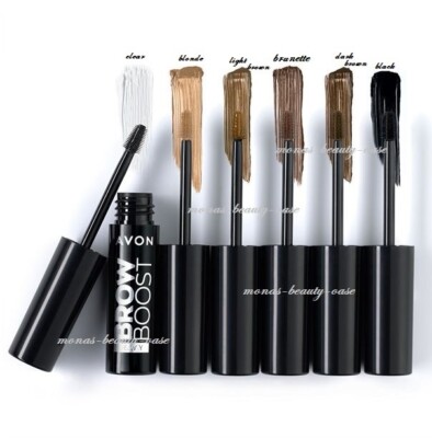 Avon Volume Brow Boost Augenbrauen Mascara Gel Farbe Dark Brown Tönung Natur Lok
