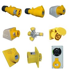 Garo 110V 16A 2P+E Yellow Industrial Plugs & Sockets IP44
