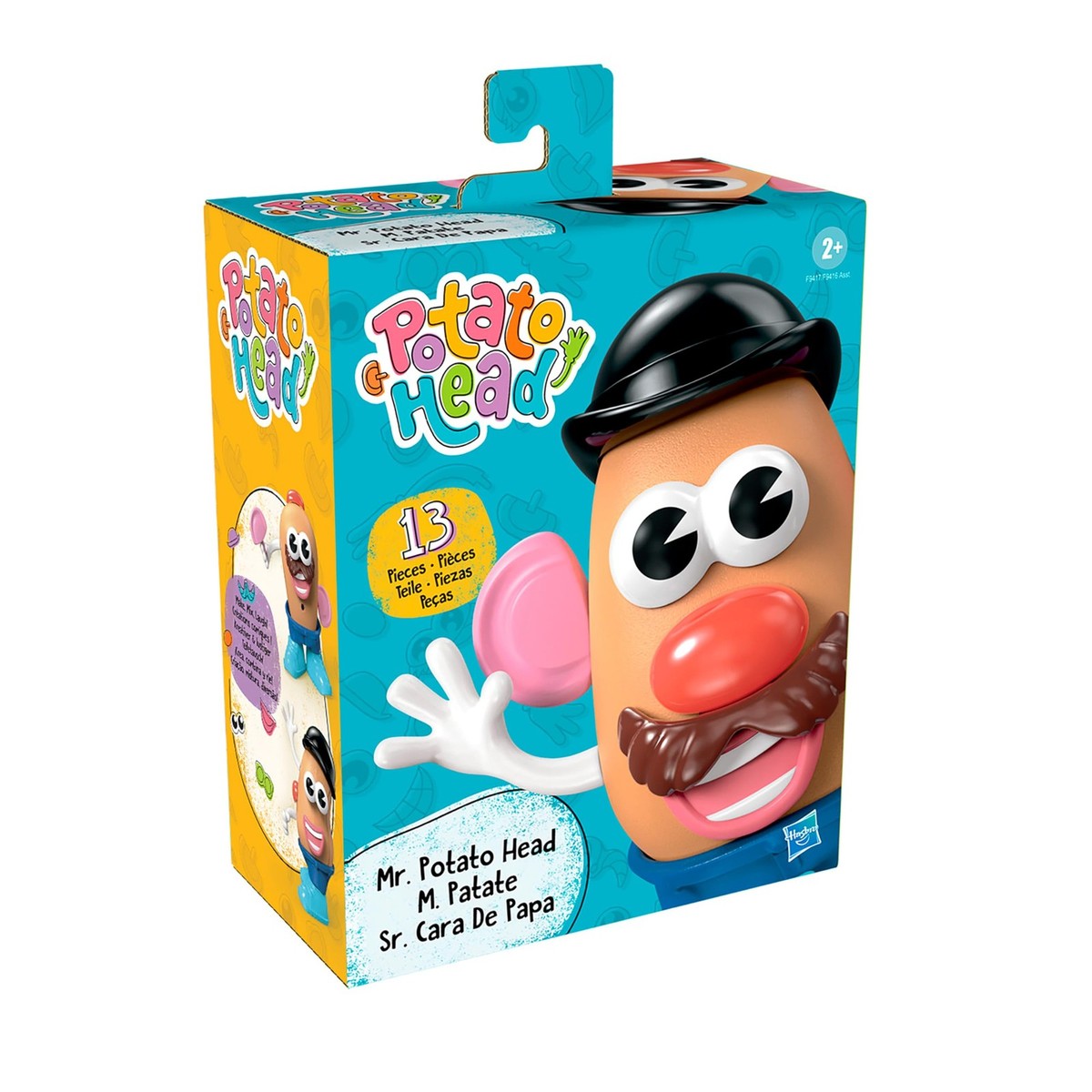 Mr. Potato Head Set with 13 Parts and Pieces, One Size, Black | eBay