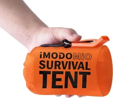 Emergency Survival Tent Life Shelter - 2 Person Mylar 1 Pack, Orange 