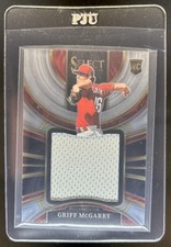 2023 Panini Select Griff McGarry Rookie Jumbo Swatch RC Jersey #PJS-GM Phillies