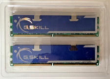 DDR2 Ram 4GB (2 x 2GB) G.Skill PC2-8500 DDR2-1066 Boxed Tested & Working. Retro.