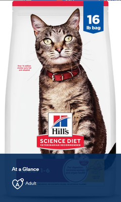 Hill's Science Diet Adult Chicken Recipe Dry Cat Food 16 LB Bag