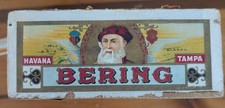 Vintage Bering Cigar Box Havana Tampa Plazas Wooden No Top/Lid Exquisite