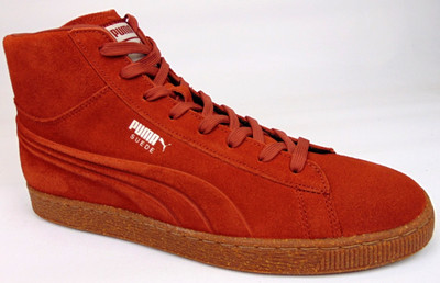 NEW! Puma Suede Mid Emboss Pack - Arabian Spice Sneakers Men s Size 10.5 Med,