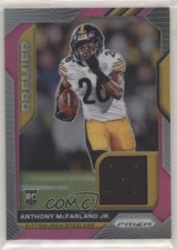 2020 Panini Prizm Premier Jerseys Pink Prizm Anthony McFarland Jr #24 09xu