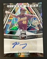 2022 Panini Elite Extra Edition - Hidden Gems J.P. Massey #HG-JM Black (AU, RC)