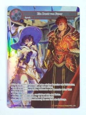 A Duet of Fire WPR2021-002 Promo Force of Will Card Full Art German 