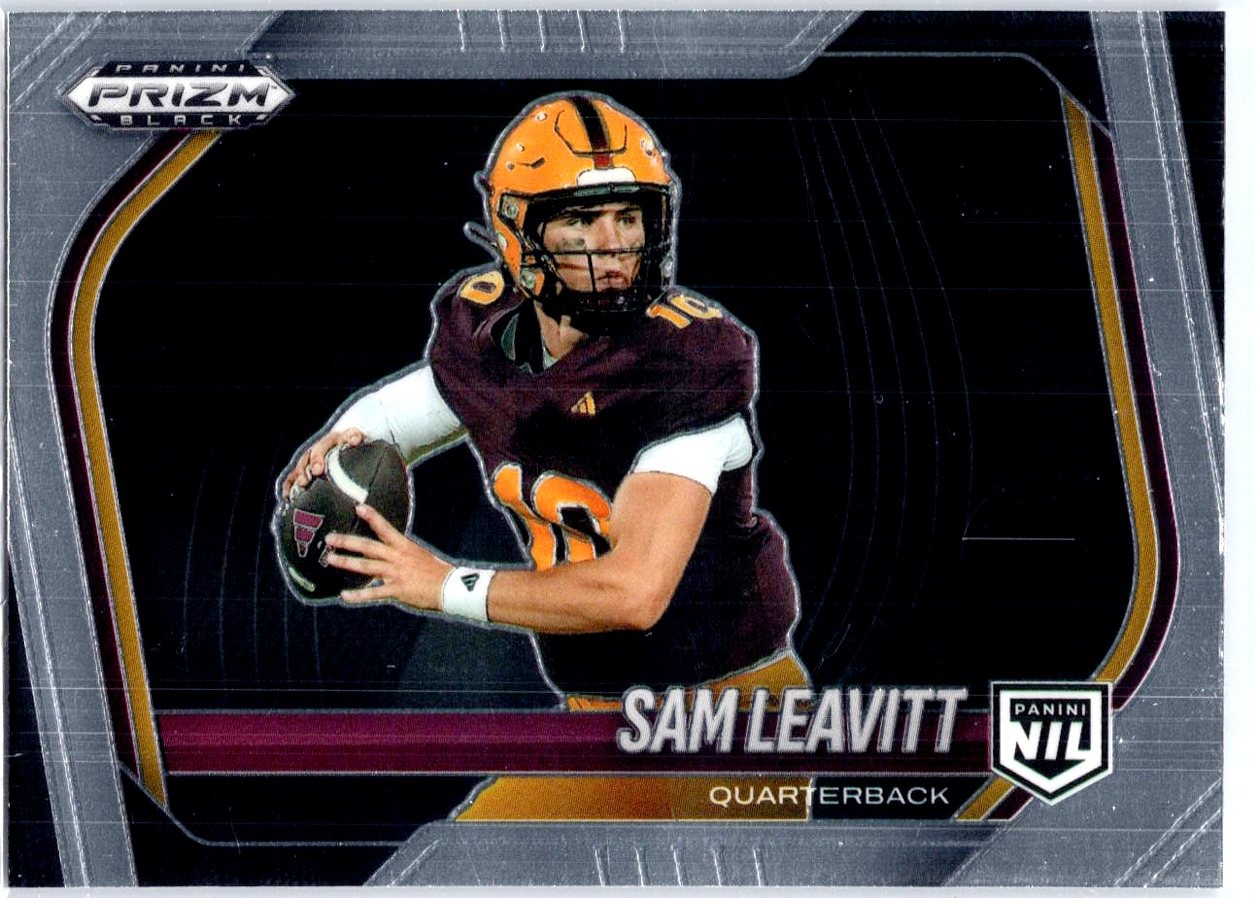 2025 Panini Prizm Black #182 Sam Leavitt