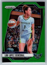 Lou Lopez Senechal 2024 Panini Prizm WNBA #121 Green Prizms Dallas Wings