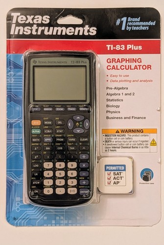Texas Instruments TI-83 Plus Graphing Calculator Back To School Algebra Calculus