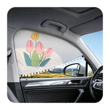 Tulip Car Sunshade, Car Curtains for Side Window, Magnetic Universal Car Wind...