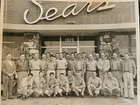Sears Service Photo Vintage Repairmen Neon Sign Artesia Gardena Uniform Men