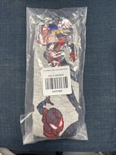 Marvel Spider Man Crew Socks Size 6-12