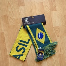 Copa America Centenario 2016 Brazil Official Licensed Fan Scarf NEW with Tags