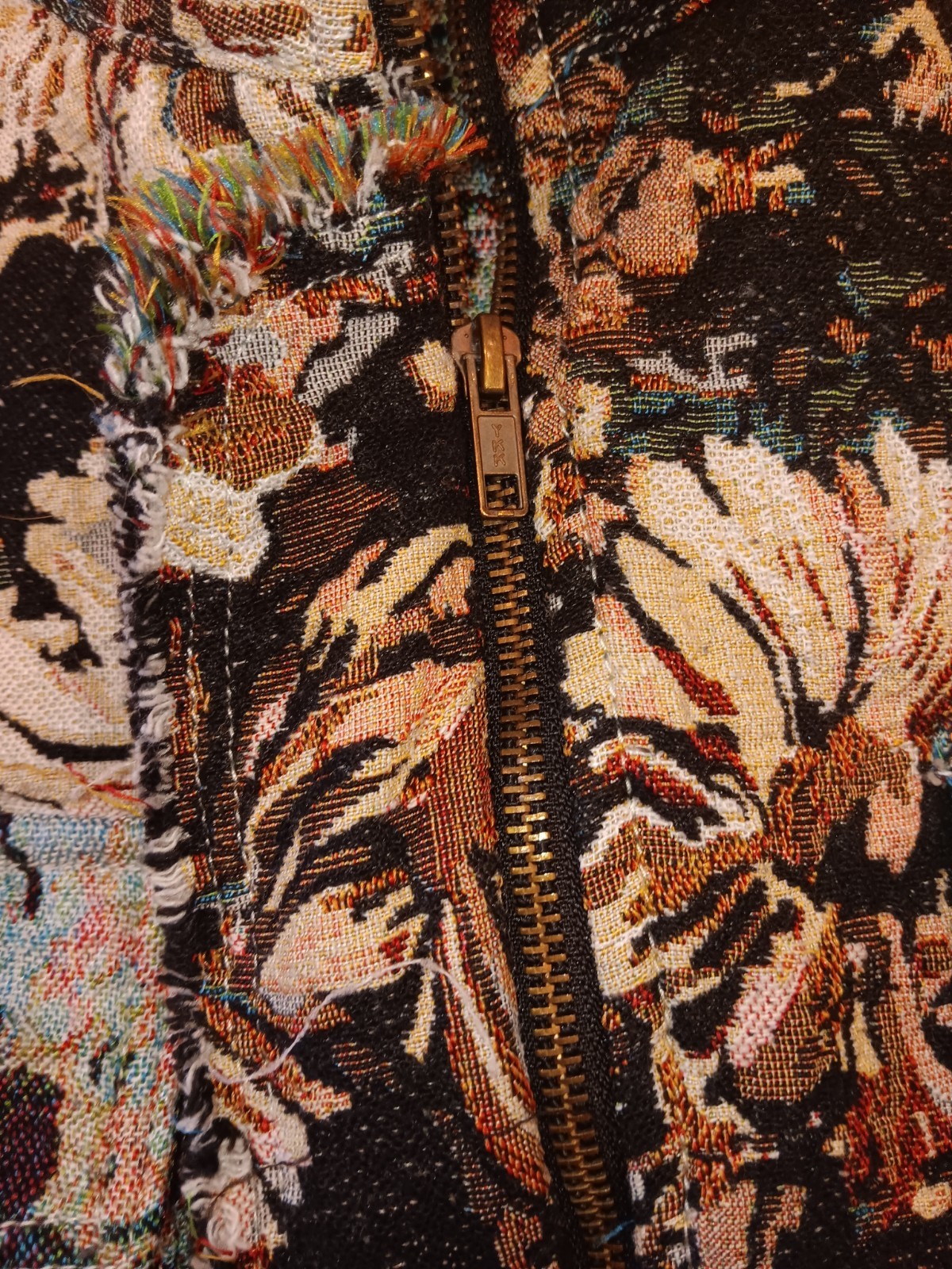 POL Patchwork Jacket Boho Indie Grandma Wallpaper… - image 5