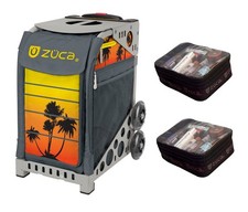 Zuca Sport Bag -Tropical Sunset with 2 Small Utility Pouch