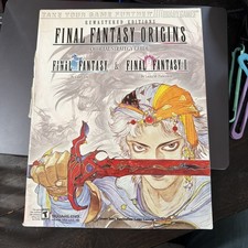 Final Fantasy Origins Strategy Guide BradyGames Sony Playstation