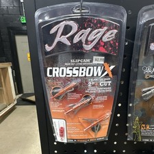Rage CrossbowX SlipCam 2-Blade 100 Grain Broadheads Stainless Steel