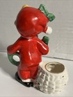 Vintage Commodore Christmas Pajama Girl Candle Holder ~ NO Of NOEL — photo 3