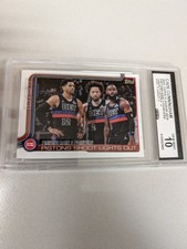 CADE CUNNINGHAM 2025 TOPPS FLAGSHIP #279 GEM MINT 10