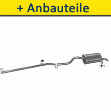 Auspuff Auspuffanlage für RENAULT CLIO II FLIEßHECK 1.2 60/75PS 1998-2013