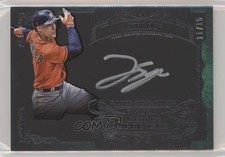 2015 Topps Five Star Silver Signatures Green 11/15 George Springer Auto 00q8