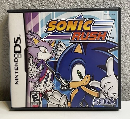 Sonic Rush Nintendo DS CIB Complete in Box Authentic Manual Tested Working