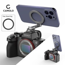 Camolo Magnetic Phone Holder Mount for DSLR Camera Tripod Cold Shoe Foldable