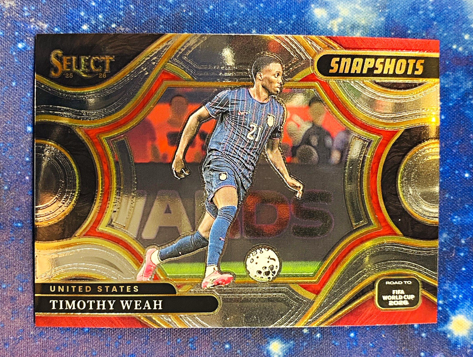 Panini Select Road to FIFA World Cup Snapshots - Timothy Weah #11
