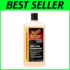 Meguiar’s M105 Ultra-Cut Compound - 32oz Car Rubbing Compound for All Glossy ...