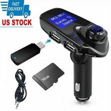 USB Charger Bluetooth Car Kit MP3 Player FM Transmitter Wireless Radio Adapter