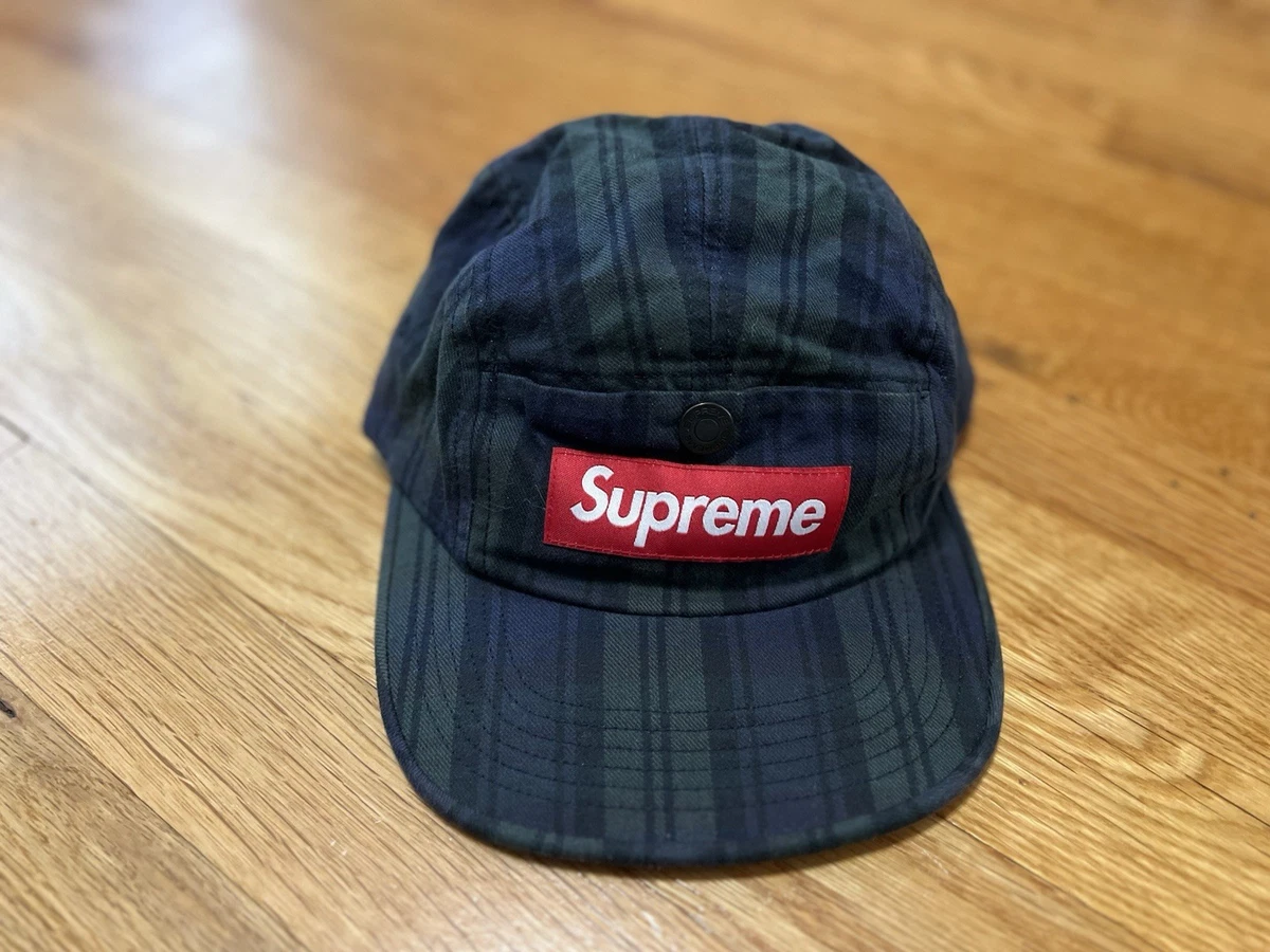 Supreme Plaid Camp Cap for sale - eBay